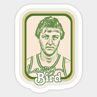 Larry Bird / Retro Basketball Fan Design Sticker